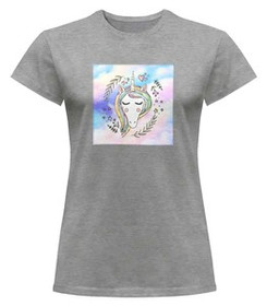 Bluzka damska z naszywką Unicorne 01