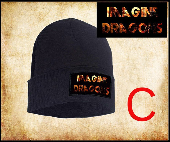 Czapka zimowa z naszywką IMAGINE DRAGONS