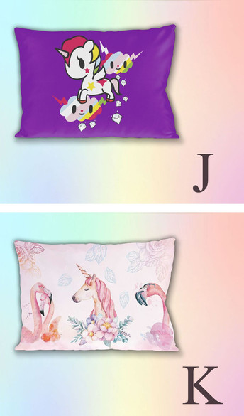 JEDNOROŻCE Zestaw poduszka kubek WZORY+GRATIS