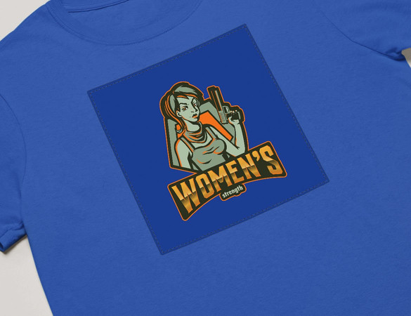 Koszulka z naszywką WOMEN;S STRENGHT