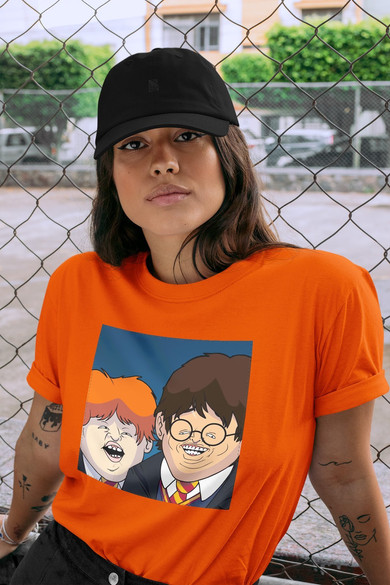 Koszulka z naszywką  Harry Potter parody