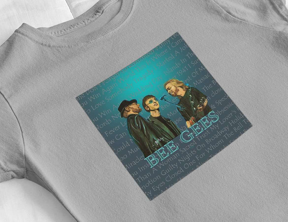 Bluzka damska z naszywką Bee Gees 01