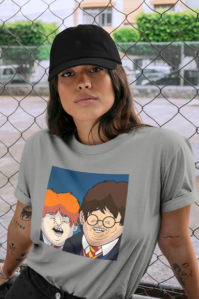 Koszulka z naszywką  Harry Potter parody