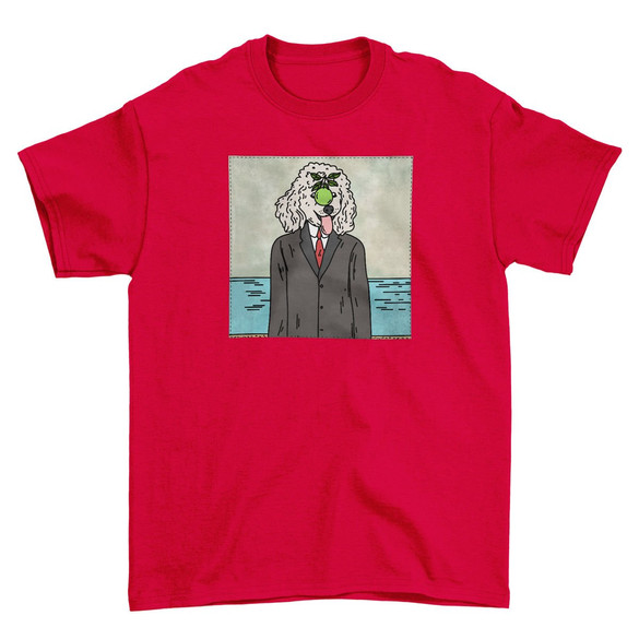 Koszulka z naszywką DOG PARODY: Syn człowieczy