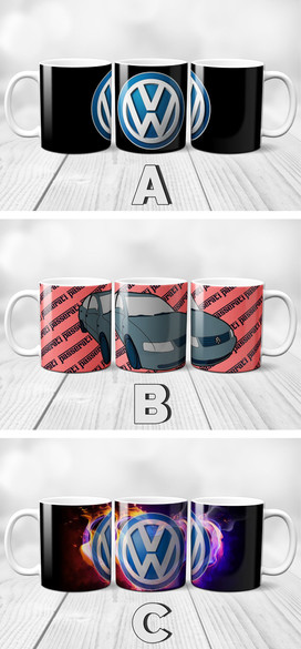 Zestaw VOLKSWAGEN  poduszka+kubek+GRATIS!  WZORY