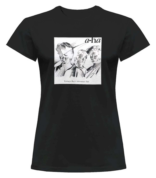 Bluzka damska z naszywką A-HA Living..