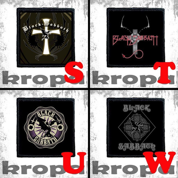 Naszywka BLACK SABBATH 8 X 8 cm Dużo Wzorów!