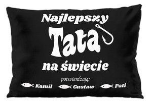 Poduszka Dla Taty NAJLEPSZY TATA NA ŚWIECIE
