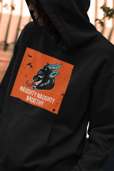 Bluza z naszywką Naughty