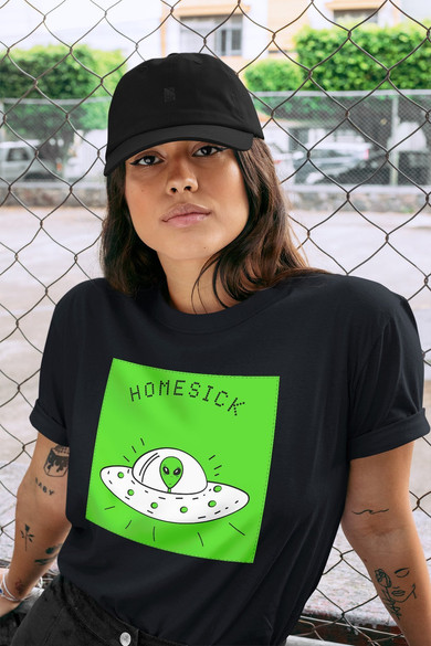 Koszulka z naszywką Homesick