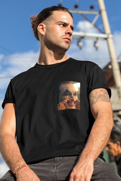 Koszulka z kieszonką JOKER FACE