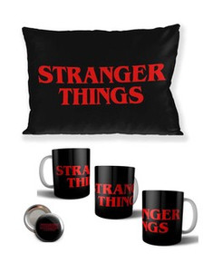 STRANGER THINGS Zestaw poduszka kubek WZORY+GRATIS