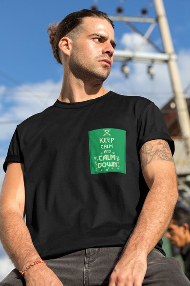 Koszulka z kieszonką KEEP CALM AXII