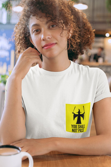 Koszulka z kieszonką YOU SHALL NOT PASS