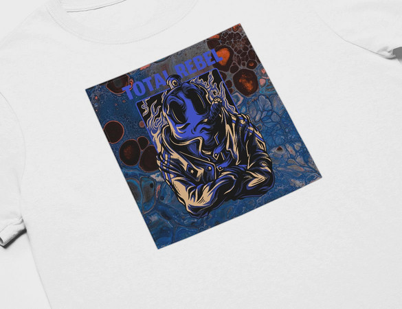 Koszulka z naszywką  TOTAL REBEL