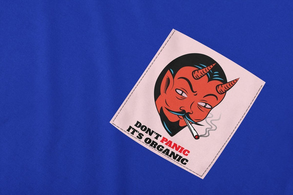 Koszulka z kieszonką DONT PANIC IT'S ORGANIC