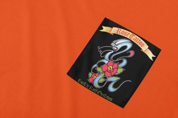 Koszulka z kieszonką Rose Tattoo
