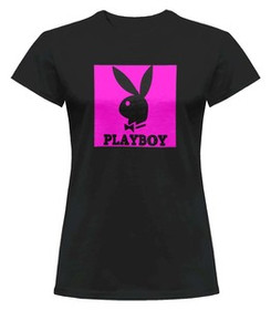 Bluzka damska z naszywką PLAYBOY logo