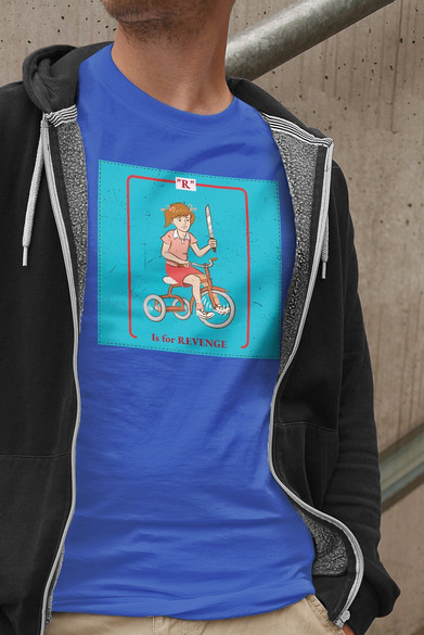 Koszulka z naszywką Is for revenge