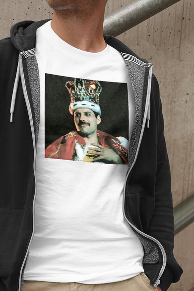 Koszulka z naszywką Queen Freddie Mercury 2