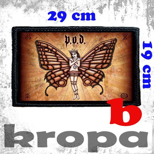 Naszywka duża na ubranie P.O.D.