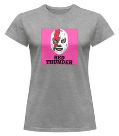 Bluzka damska z naszywką Red Thunder