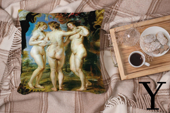 Poduszka ARTYŚCI OBRAZY SZTUKA 40 x 40 cm