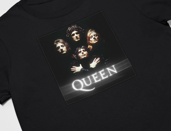 Koszulka z naszywką Queen Bohemian Rhapsody