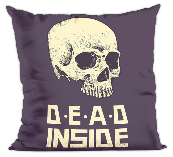 Poduszka Skull : Dead inside
