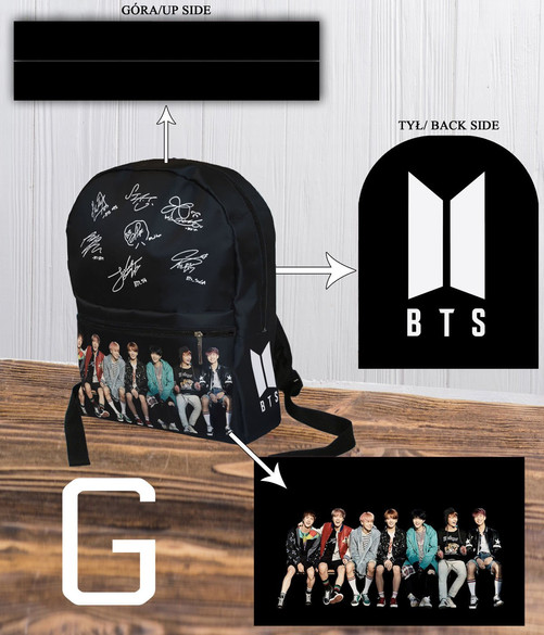 Plecak Szkolny BTS Wzory! FullPrint!