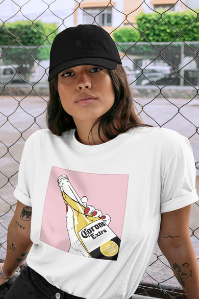 Koszulka z naszywką CORONA Extra