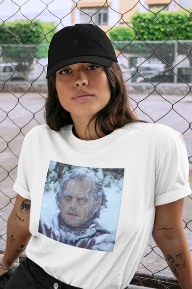 Koszulka z naszywką Lśnienie Nicholson Ice