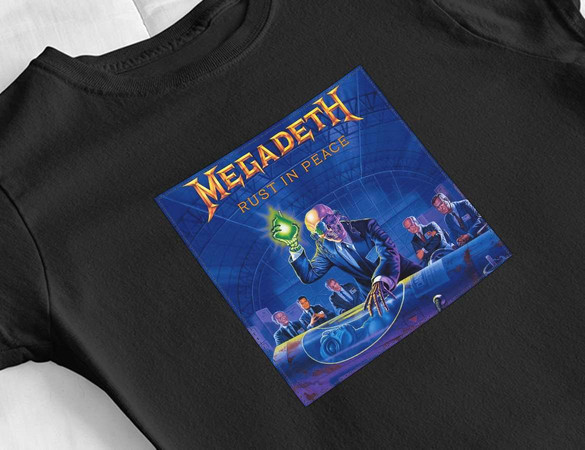 Bluzka damska z naszywką Megadeth Rust in...