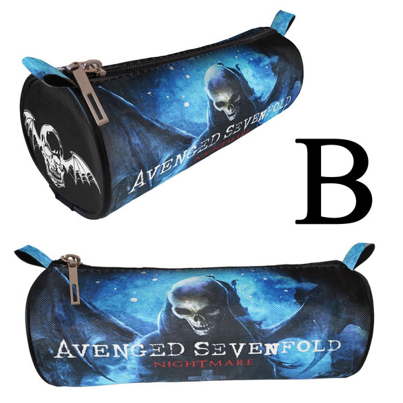 AVENGED SEVENFOLD Piórnik szkolny tuba WZORY