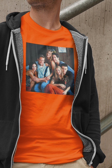 Koszulka z naszywką Friends squad 2