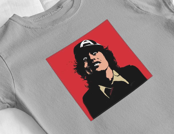 Bluzka damska z naszywką AC/DC Angus Young