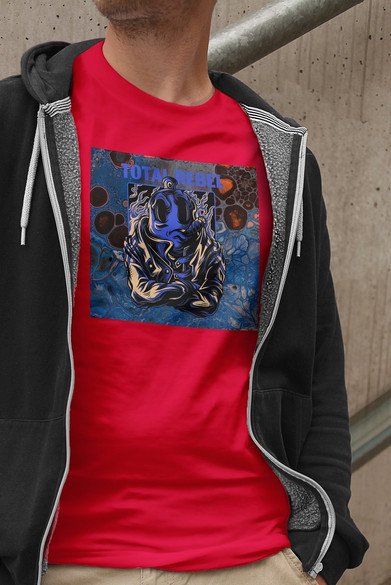 Koszulka z naszywką TOTAL REBEL