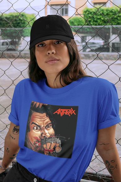 Koszulka z naszywką Anthrax Fistful of..