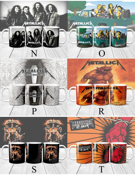 METALLICA Zestaw poduszka+kubek WZORY +GRATIS!