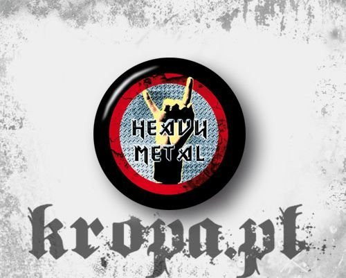 Przypinka HEAVY METAL