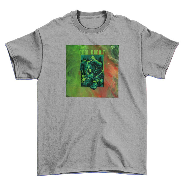 Koszulka z naszywką  COOL RABBIT