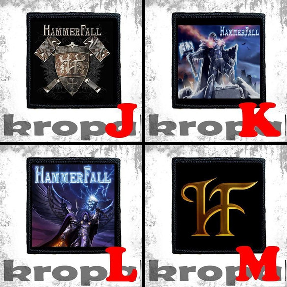 Naszywka HAMMERFALL 10 x 10 cm Dużo Wzorów!