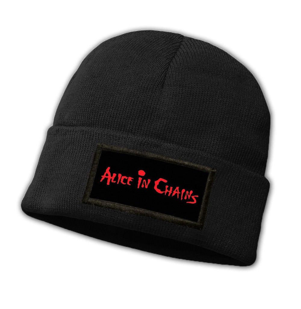 Czapka zimowa z naszywką ALICE IN CHAINS