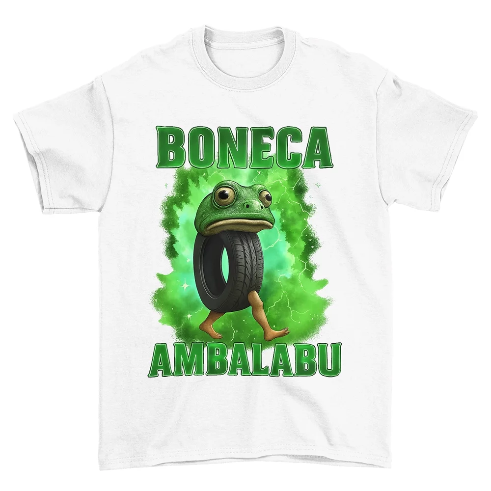 Koszulka Italian Brainrot Boneca Ambalabu Biała 12-14 lat