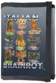 Portfel Italian Brainrot Paczka Stworków włoskich brainrotów