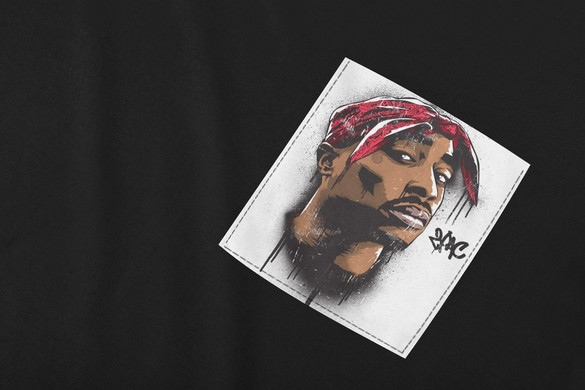 Koszulka z kieszonką TUPAK 03