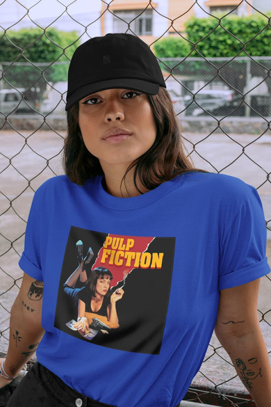 Koszulka z naszywką Pulp Fiction Poster
