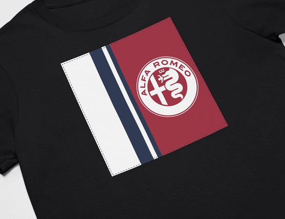 Koszulka z naszywką Alfa Romeo 02