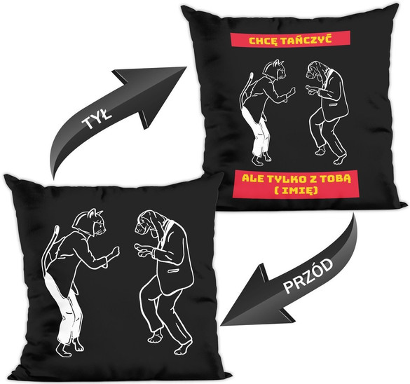 Poduszka na Walentynki DODAJ NAPIS