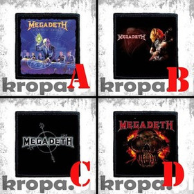 Naszywka MEGADETH 8 X 8 cm Dużo Wzorów!